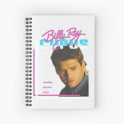 E Billy Ray Cyrus Achy Breaky Heart Tour Spiral Notebook