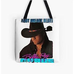 billy ray cyrus vintage all print tote bag