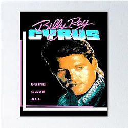 Billy Ray Cyrus Vintage Achy Breaky Heart Tour Poster