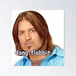Billy Ray Cyrus Sticker Poster