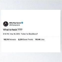 Billy Ray Cyrus Poster