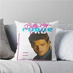 Billy Ray Cyrus Achy Breaky Heart Tour Throw Pillow