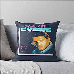 Billy Ray Cyrus Achy Breaky Heart Tour Throw Pillow