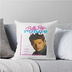 Billy Ray Cyrus Vintage Achy Breaky Heart Tour Throw Pillow