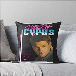 1992 Billy Ray Cyrus Vintage Achy Breaker Heart Throw Pillow