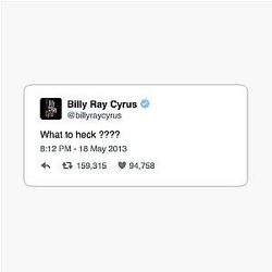 Billy Ray Cyrus sticker