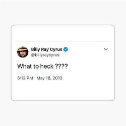 Billy Ray Cyrus Sticker