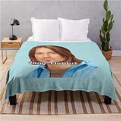 Flabbit Billy Ray Cyrus Throw Blanket