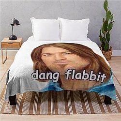Billy Ray Cyrus Sticker Throw Blanket