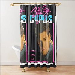 1992 Billy Ray Cyrus Vintage Achy Heart Shower Curtain