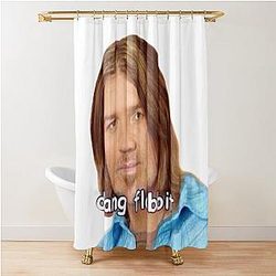 Billy Ray Cyrus Sticker Shower Curtain