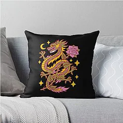 Billy Strings Dragon Throw Pillow RB1201