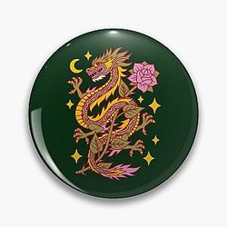 Billy Strings Dragon Pin