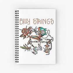 Billy Strings Art Spiral Notebook