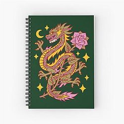 Billy Strings Dragon Spiral Notebook