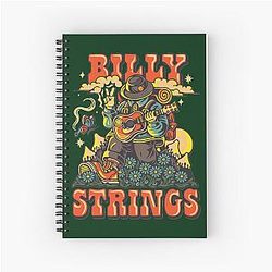 Billy strings fall winter Spiral Notebook