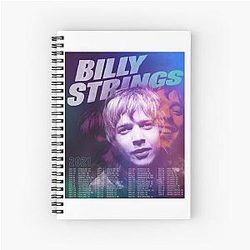 Billy Strings 2021 Tour Dates Spiral Notebook