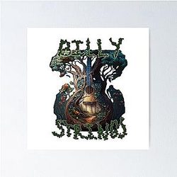 Billy Strings Acoustic Tree Poster