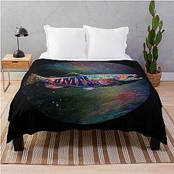 Billy Strings Rainbow Trout Throw Blanket