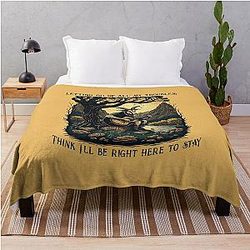 Billy Strings - Meet Me At The Creek Throw Blanket