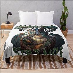 Billy Strings Acoustic Tree Throw Blanket