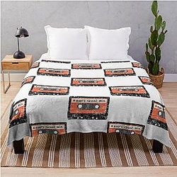 Billy Strings Goat Mix Tape Distressed Throw Blanket