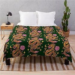 Billy Strings Dragon Throw Blanket