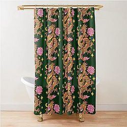 Billy Strings Dragon Shower Curtain