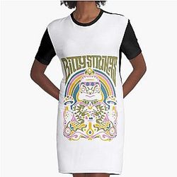 Billy Strings Frog (1) Graphic T-Shirt Dress