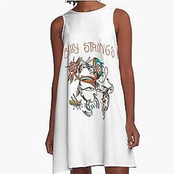 Billy Strings Art A-Line Dress