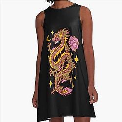 Billy Strings Dragon A-Line Dress