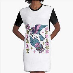Billy Strings Bird Graphic T-Shirt Dress