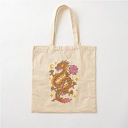 Billy Strings Dragon Cotton Tote Bag