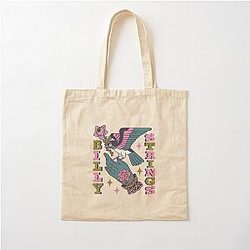 Billy Strings Bird Cotton Tote Bag