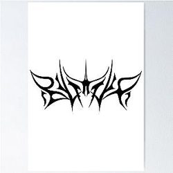 bilmuri merch bilmuri logo Poster