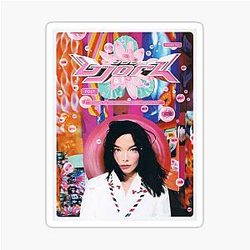 Bjork Post Sticker