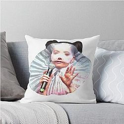 Björk Guðmundsdottir Throw Pillow