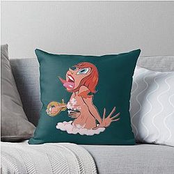 I miss you björk throw pillow