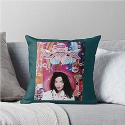 Björk Post Throw Pillow