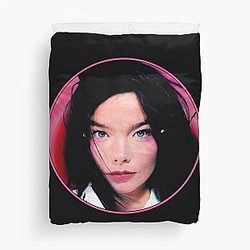 Björk's Postcard Duvet Cover
