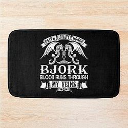 Animal Record Producer Dj Gift For Christmas Bath Mat
