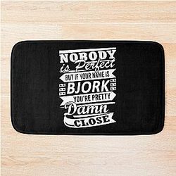 Funny Gift for Record Producer Guðmundsdóttir Bath Mat