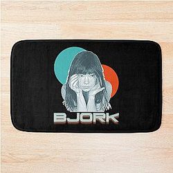 Beautiful Model Bjork Gift Music Fans Guðmundsdóttir Bath Mat
