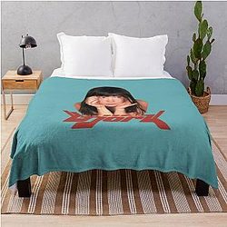 Retro Bjork Throw Blanket