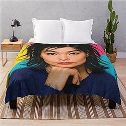 Björk Music Throw Blanket