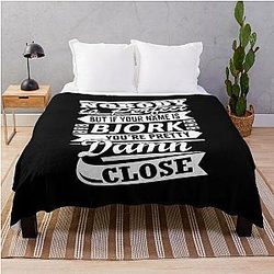 Funny Gift For Record Producer Gifts For Fan Throw Blanket