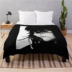 Björk Beautiful Female Singer Guðmundsdóttir Gift Throw Blanket