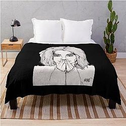 Björk Actress Musician Guðmundsdóttir Cool Graphic Throw Blanket