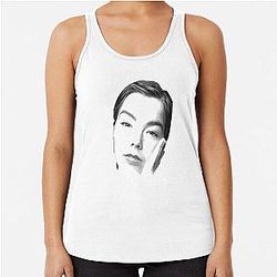 Björk Guðmundsdóttir Racerback Tank Top