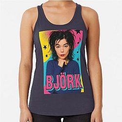 Cool Björk Racerback Tank